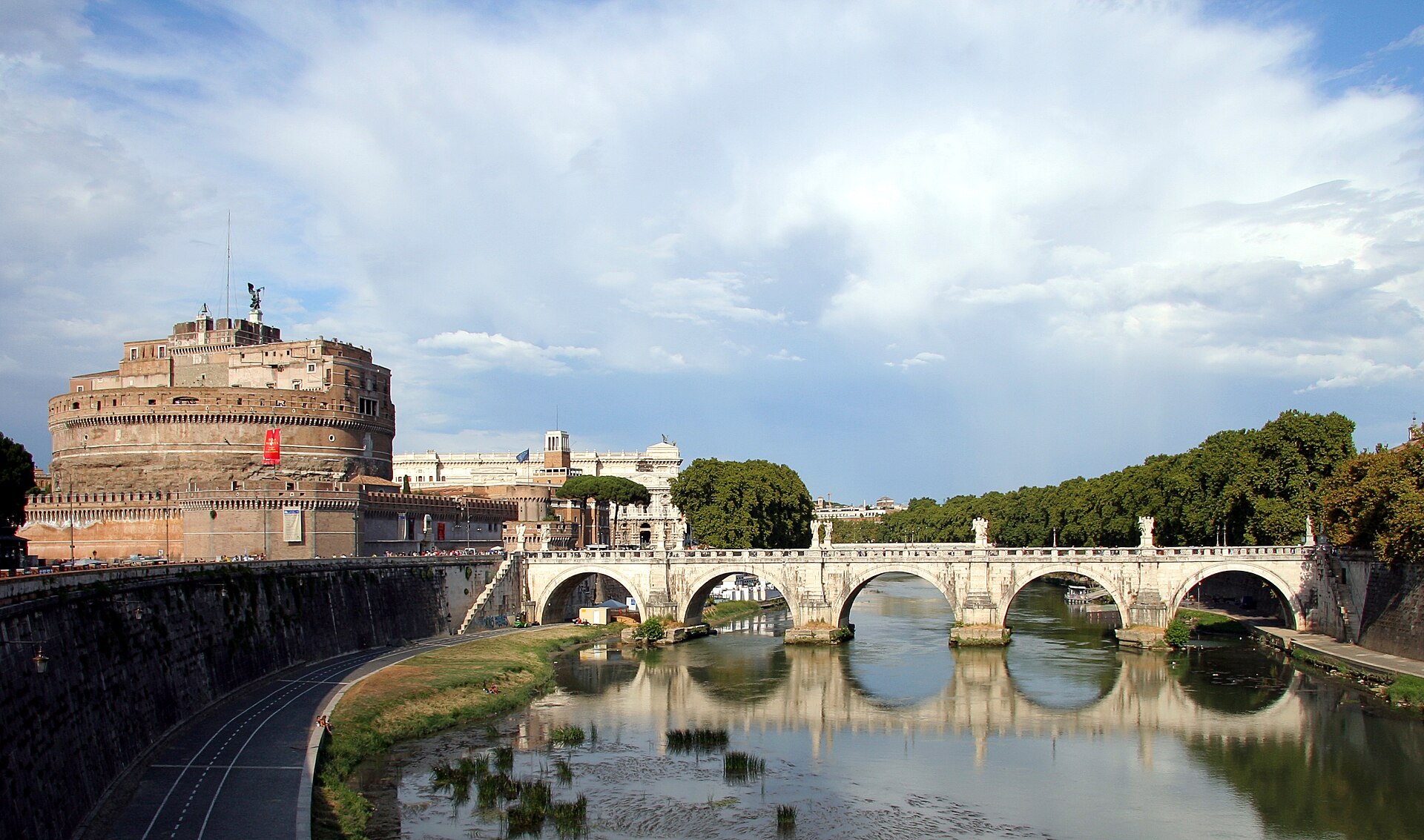 Castel Sant'Angelo on the Tiber, Rome
